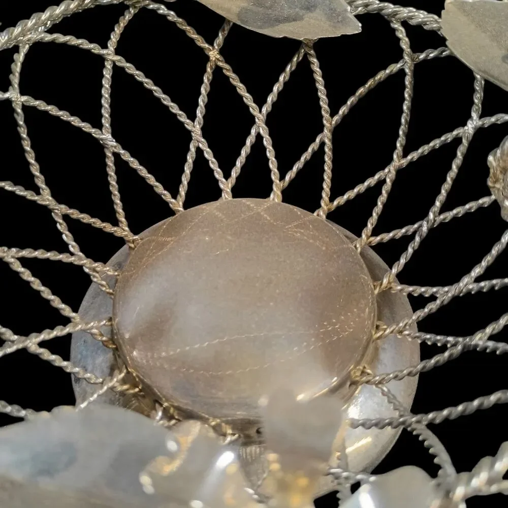 Vintage Silverplated Wire Basket by Studio Silversmiths, Floral Theme